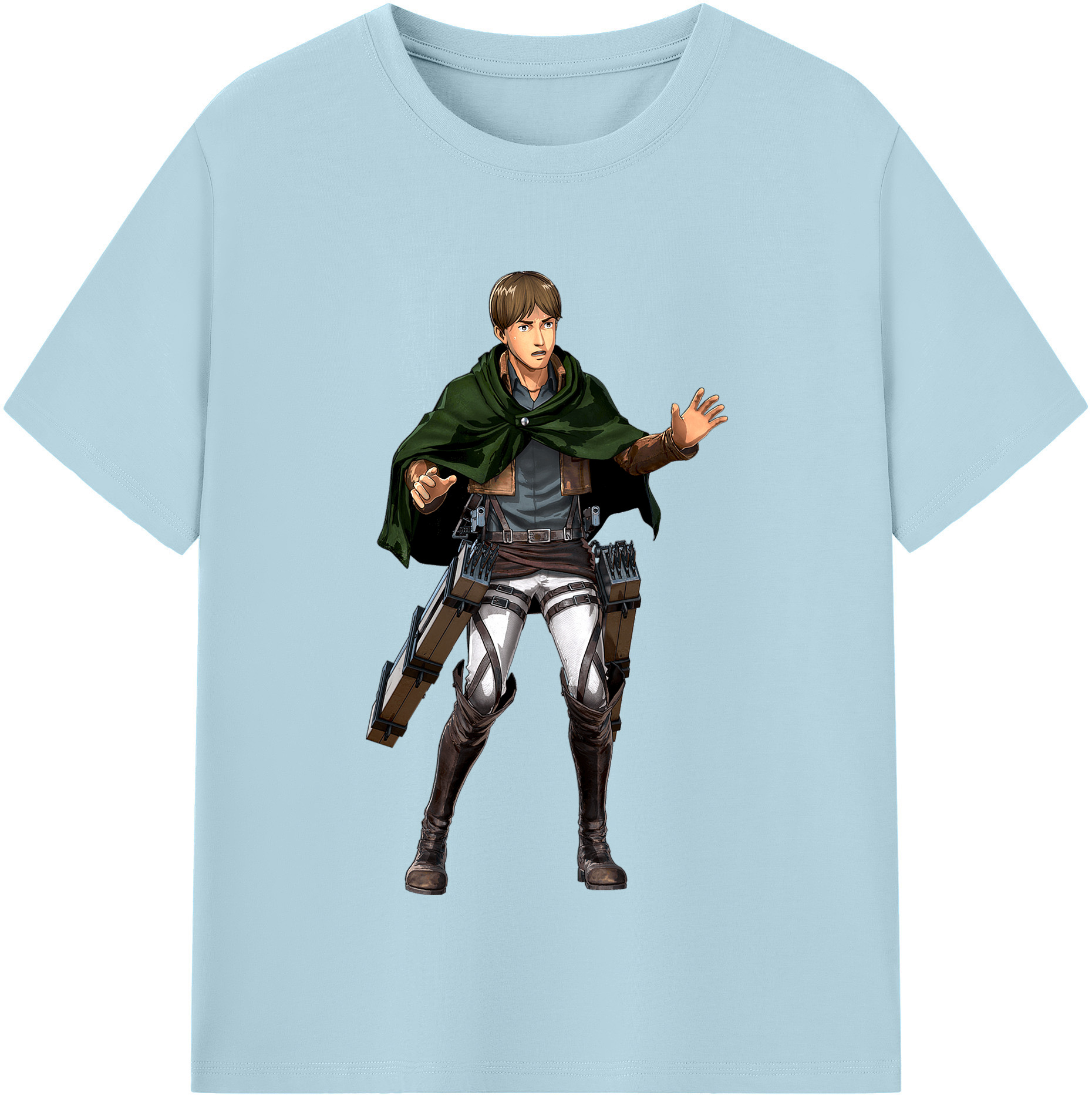 （画像用） 進撃の巨人 Attack on Titan 綿100％半袖Tシャツ（フロントプリント）
